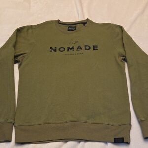 EUC Men's Scotch & Soda Army Green 'Club Nomade' Crewneck Sweatshirt, Size M